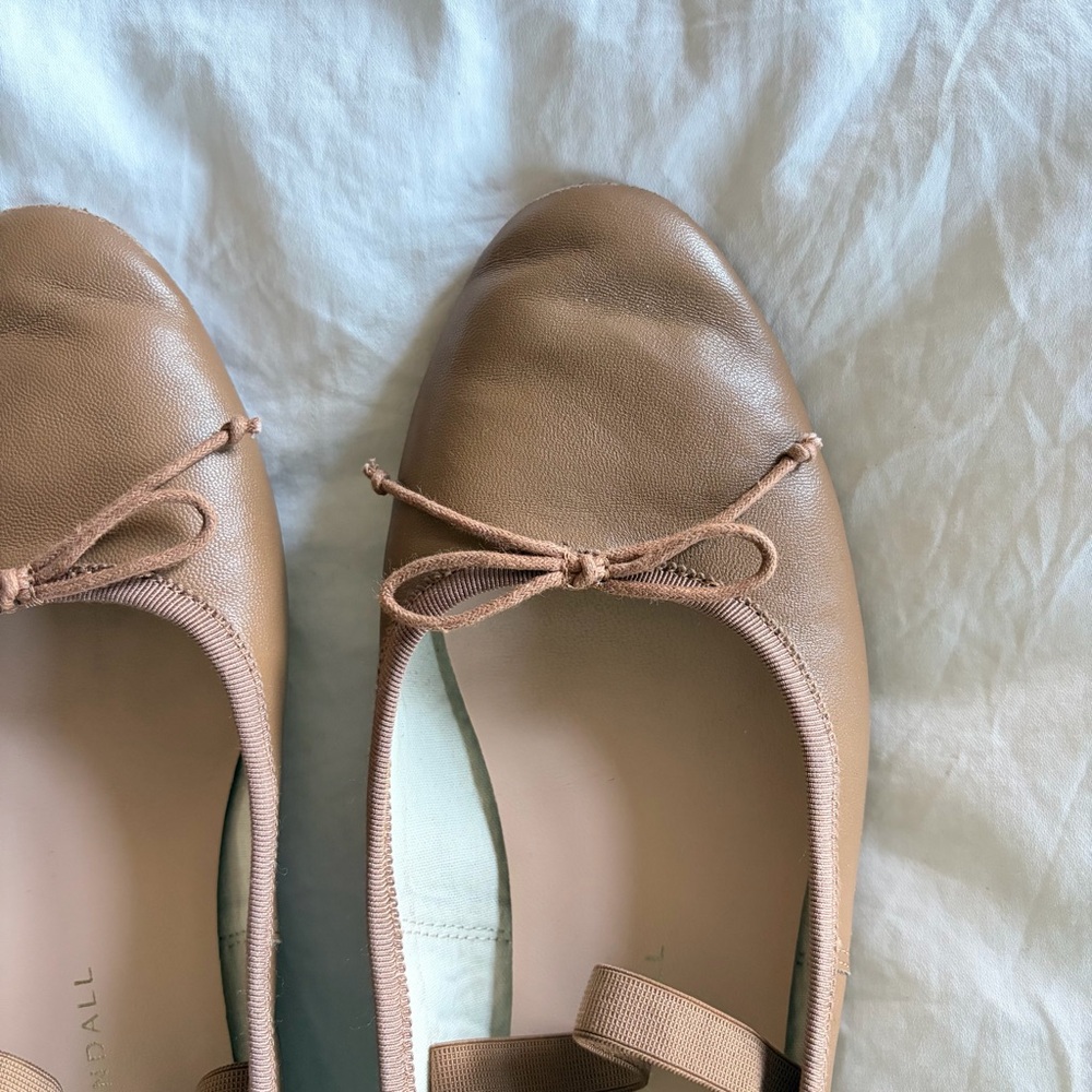 Loeffler Randall // Leonie Brown Leather Ballet Flats - Picture 5 of 10